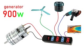 How to turn 775 DC motor into a 220v electric Generator [upl. by Eimmit585]