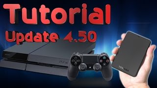 How to download and store PS4 games and apps to an external HDD Tutorial Update 450 [upl. by Harrow555]