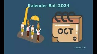 Kalender Bali Oktober 2024 PDF Lengkap [upl. by Hachmin]