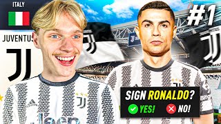 Juventus Career Mode EP1 [upl. by Rosabella]