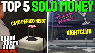 Top 5 Ways to Make Money Solo In GTA Online 2023 [upl. by Auqinal]