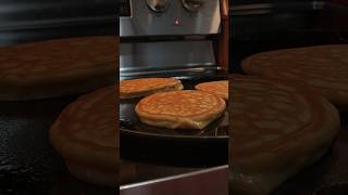 Sourdough pancakes 🥞 shorts sourdough sourdoughdiscard pancakes morning autumn subscribe [upl. by Ennasil941]