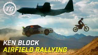 Ken Block Airfield Rallying  Top Gear  BBC [upl. by Germaine]