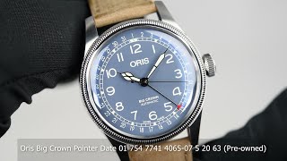 Oris Big Crown Pointer Date 01 754 7741 406507 5 20 63 Preowned [upl. by Llib776]