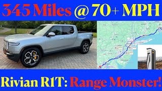 Rivian R1T Quad does 345 Miles Between Rivian Adventure Network Sites [upl. by Ymorej]