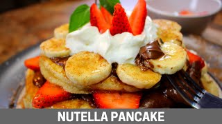 Nutella Pancake Recipe [upl. by Leamaj657]