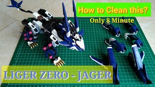 Tutorial How to Clean Zoids Liger Zero Jager [upl. by Lanford]