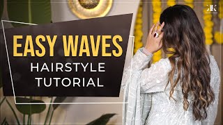 Easy Waves Hairstyle Tutorial [upl. by Ajnin]