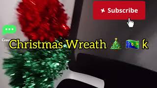 CHRISTMAS WREATH Making MaDE EASY ⛄🎄 DIY TWWSP Christmas wreaths wreathdiy loveit love [upl. by Jephthah]