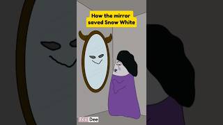 quotHow the mirror saved Snow Whitequot Funny Animation🤔🤭 shorts snowwhite funny animation [upl. by Frangos]