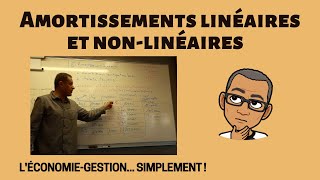 Amortissements linéaires et non linéaires [upl. by Tiena45]