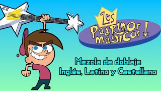 Los Padrinos Mágicos Intro  Mezcla Inglés Latino y Castellano [upl. by Aken842]