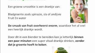 Snel Smoothies maken Groene Smoothies Smoothie Smoothies [upl. by Ecydnarb]