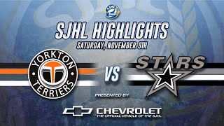 HIGHLIGHTS Yorkton Terriers at Battlefords North Stars  Sat Nov 9th 2024 [upl. by Kern]