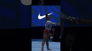 Simone Biles Floor Routine simonebiles gymnasticsfloorroutine fypシ゚viral [upl. by Slrahc]