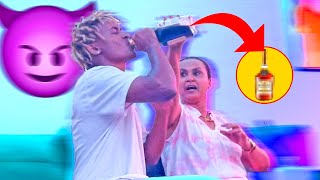 DRINKING ALCOHOL PRANK ON STRICT AFRICAN MOM GONE WRONG 🍺😈😡 [upl. by Akimahs]