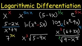 Logarithmic Differentiation of Exponential Functions [upl. by Fiedler]