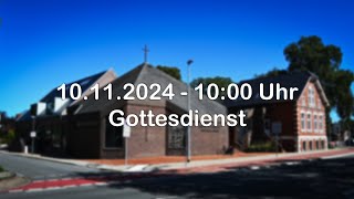 Gottesdienst EFG Leer  10112024 [upl. by Kcirevam]