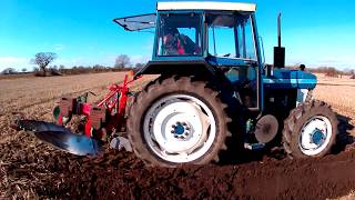 1984 Ford 6610 44 Litre 4cyl Diesel Tractor With Kverneland Plough 82HP [upl. by Gnoht607]