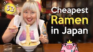 Cheapest Ramen in Japan ★ Fukuoka is Tonkotsu City [upl. by Atiroc]