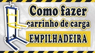 Como Fazer Carrinho de Carga Empilhadeira [upl. by Silvio]