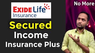 Exide life insurance secured income insurance plus  exide life secured income insurance plus plan [upl. by Noelle643]