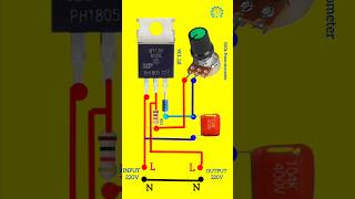 220v fan regulator circuit diagram Fan dimmer circuit diagram with BT 136 Fan Regulator Shorts [upl. by Roid]