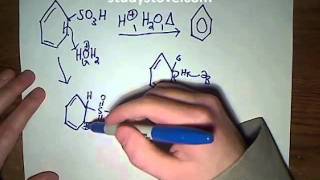 Organic Chemistry Mechanisms Desulfonation of Benzenesulfonic Acid [upl. by Mckale]