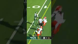 A 48yard career rush from Dawson Pendergrass  Baylor vs Oklahoma State Football shorts [upl. by Januisz]