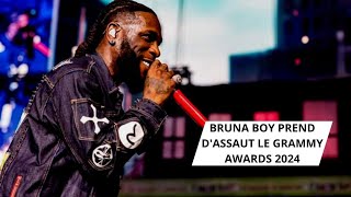 BRUNA BOY PREND DASSAUT LE GRAMMY AWARDS 2024 [upl. by Assirahc]