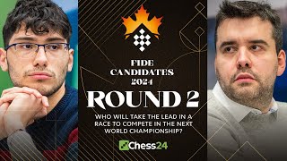 FIDE Candidates 2024 Rd 2  Will Hikaru Fabiano Pragg amp Co Break The Deadlock amp Score Wins [upl. by Tollman338]