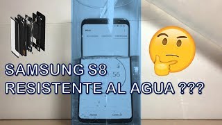 SAMSUNG S8 RESISTENTE AL AGUA  Mira lo que pasó [upl. by Alodie]