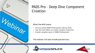 PADS Professional Component Creation [upl. by Neeluqcaj]