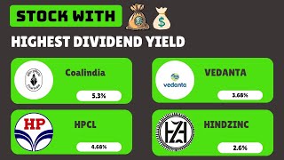 Top 10 High Dividend Stocks in India for 2024  Best Stocks for Passive Income dividendstocks [upl. by Larson]