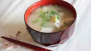 Miso Soup Recipe  Japanese Cooking 101 [upl. by Htebazila]