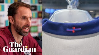 It isnt the St Georges flag Gareth Southgate downplays England Nike kit controversy [upl. by Liamsi64]