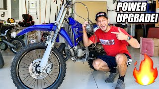 UPGRADED MY YZ 125 DIRT BIKE LECTRON CARB [upl. by Larret]