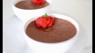 MOUSSE AU CHOCOLAT VEGAN EN 4 INGRÉDIENTS  ENJOYCOOKING [upl. by Rasia]