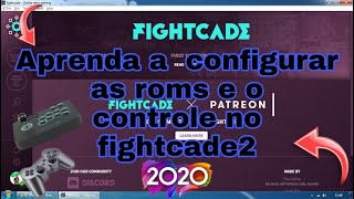 como configurar o controle no fightcade2 e configurar as roms [upl. by Deaner]