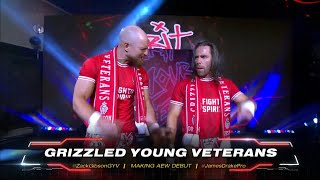 Grizzled Young Veterans Debut Entrance  AEW Collision April 27 2024 [upl. by Edmonds]