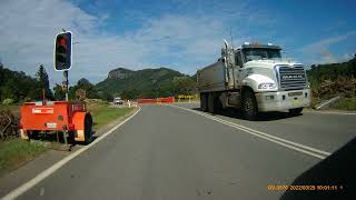 Flood damaged Kyogle Road Murwillumbah to UKI March 2022 Pt1 [upl. by Bobbette953]