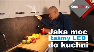 Jaka taśma LED do kuchni jak moc taśmy 42 LEDy bez ściemy [upl. by Durrett]