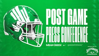 Postgame Press Conference  UNT vs Wyoming [upl. by Winther743]