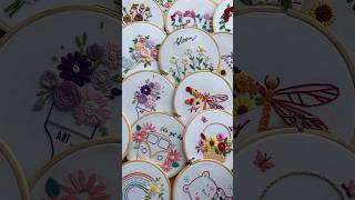 Rock Paper Scissors…… Embroidery 🪡🧵 embroidery diykit diy embroiderystitch decor gifts art [upl. by Adnar]