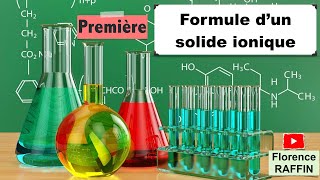 Formule dun solide ionique [upl. by Nerraf]