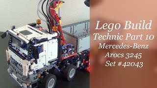 Lets Build  Lego Technic Mercedes Benz Arocs 3245 Set 42043  Part 10 [upl. by Standush495]