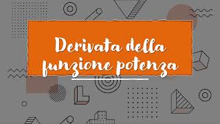 Esercizi sulle derivate 3 formula della derivata della funzione potenza [upl. by Elbas]