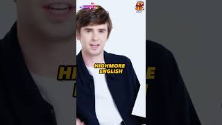 Freddie Highmore Takes on Arabic See His Best Attempt freddiehighmore shorts celebrity [upl. by Jezabel]