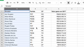 Ordenar em ORDEM CRESCENTE ou DECRESCENTE no Google Sheets Função Sort  Planilhas Google [upl. by Slerahc]