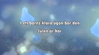 Julen är här karaoke  lyrics [upl. by Zonda]